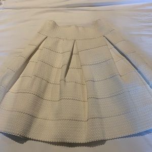 Love on a Hanger stretch waist mini skirt.